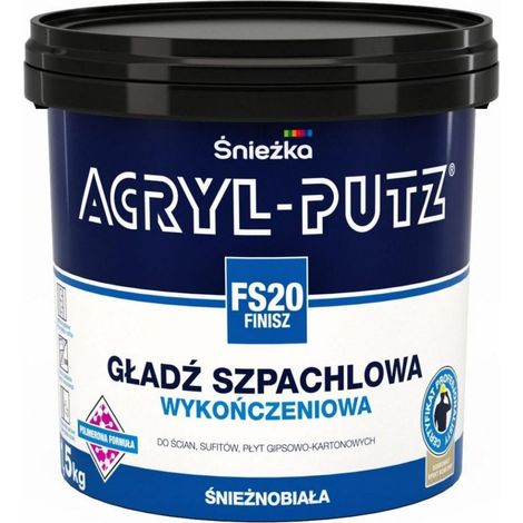 艢nie偶ka Acryl-Putz FS 20 Finish masilla de acabado ya preparada 1,5 kg
