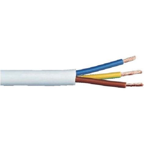 CAVO TRIPOLARE BIANCO Sezione 3 x 1.5