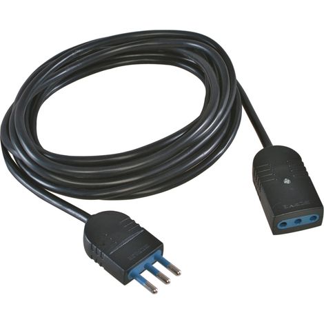 poly pool - 5 m prolunga con spina e presa 10 a bianca