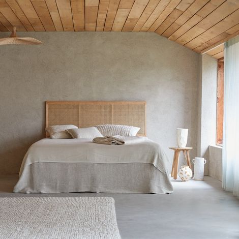 Tikamoon Adèle Tête de lit en rotin H 115 cm × L 180 cm × P 3 cm (1/5)