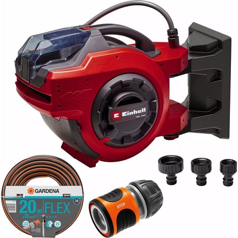 Einhell 18V Akku-Wand-Schlauchbox GE-HR inkl. 20m Gardena Schlauch (1/5)