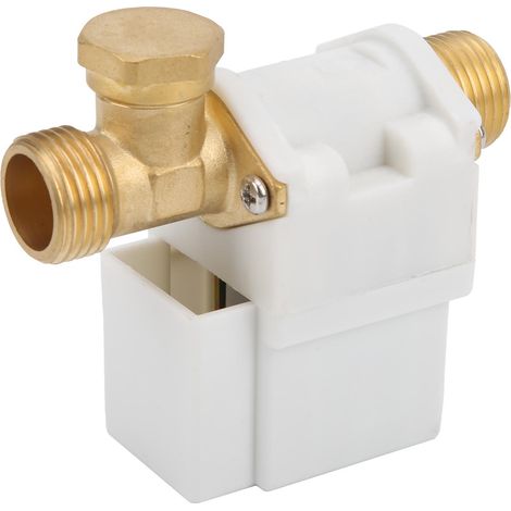 Électrovanne à filetage G1/2" normalement fermée, entrée en position fermée, composants de commande industrielle, 12 V CC (1/5)