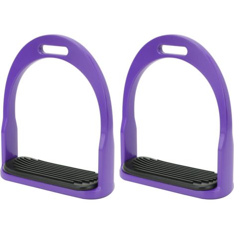 Crezuo Staffe da equitazione larghe e di alta qualità in alluminio pressofuso per bambini-Crezuo