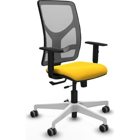 Sedia da ufficio piqueras y crespo Motilla grigio similpelle (1/2)