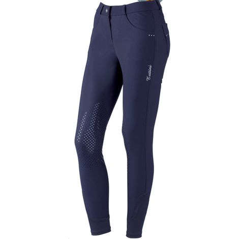 42 IT, Blu 09: Pantaloni Tattini modello Ardisia per donna in tessuto tecnico idrorepellente doppiato (1/2)