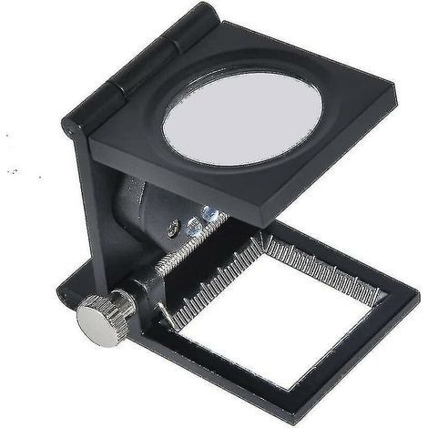Lente d'ingrandimento pieghevole 10x, contafili per lino, tester universale portatile per lino (1/5)