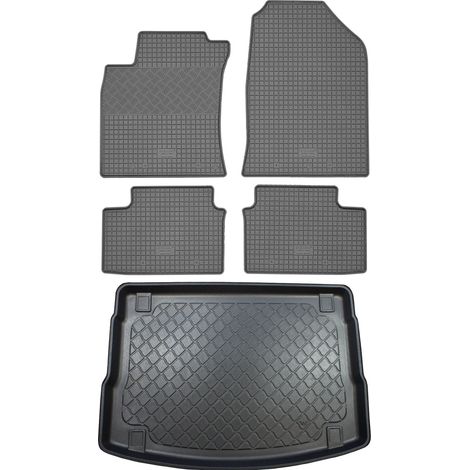Set di tappetini in gomma per auto e tappetino per bagagliaio per Kia Ceed III CD Hatchback (5 porte) dal 06.2018 (1/5)