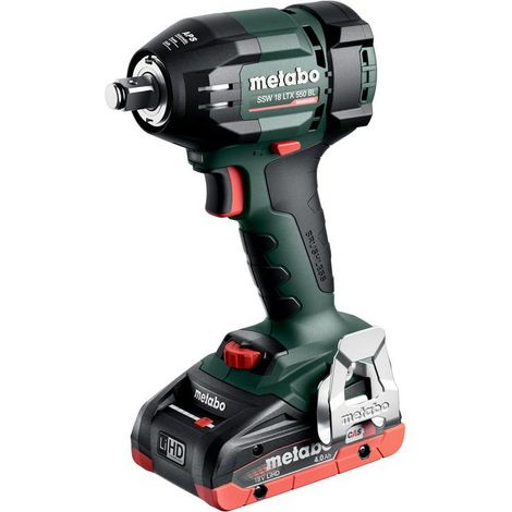 METABO KLUCZ UDAROWY SSW 18 LTX 550 BL 2x4,0Ah LiHD METABOX
