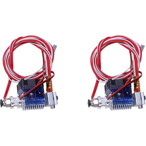 2x 3D-Drucker Hotend J-Head Düsen-Kühllüfter für Filament: 1,75 mm Düse: 0,4 mm