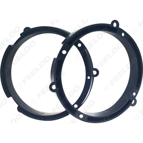 Convient aux entretoises de haut-parleurs avant Volkswagen/Buick Excelle/Great Wall H6, mise à niveau non destructive de l'anneau de haut-parleur pour les systèmes audio de voiture.
