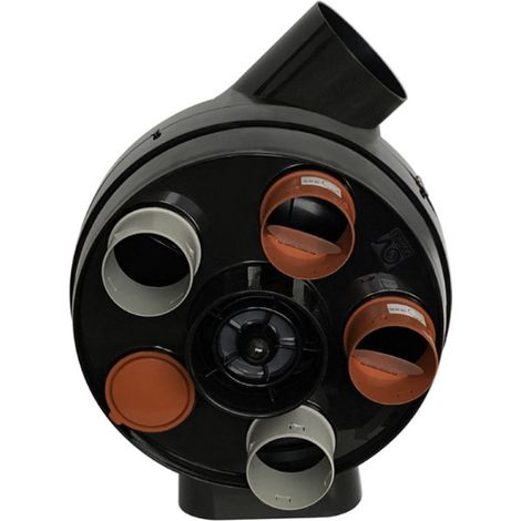 Kit VMC simple flux autoréglable PENTA suspendue ou fixée + conduits - AXELAIR - KVAPEC