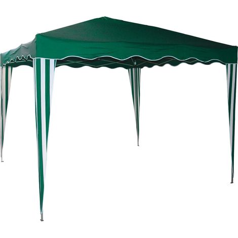 Gartenpavillon Faltpavillon 3x3m grün Garten Partyzelt Pavillon (1/5)