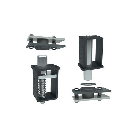 KIT LATO CARDINE E PIASTRE 913 PER CANCELLO 30X40 MM- 1,0 confezione