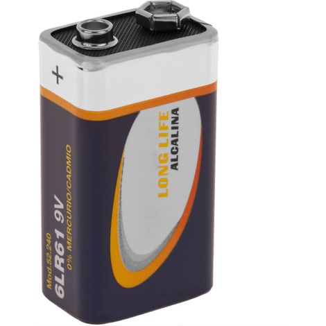 BeMatik - Pile alcaline 6LR61 9V (1/3)
