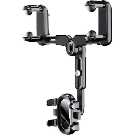 Support de téléphone de rétroviseur de voiture 360 Support de navigation rotatif pour auto (1/4)