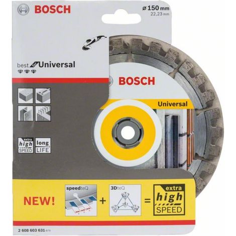 Bosch  Diamanttrennscheibe  Best  for  Universal,  150  x  22,23  x  2,4  x  12  mm  -2608603631