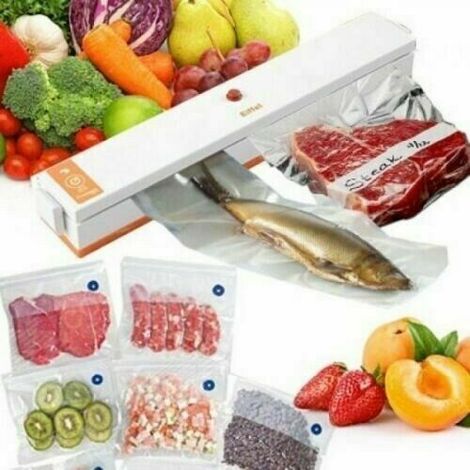 MACCHINA SOTTOVUOTO PROFESSIONALE SIGILLA SACCHETTI CONFEZIONA ALIMENTI + BUSTE