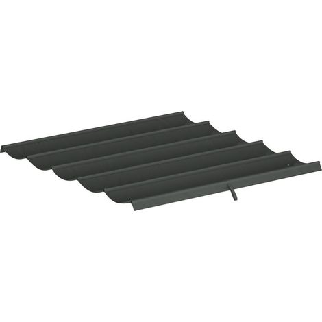 Tetto in tela per la pergola pergola retrattile 3 x 3 m - tela solo 250 x 255 cm grigio scuro (1/5)