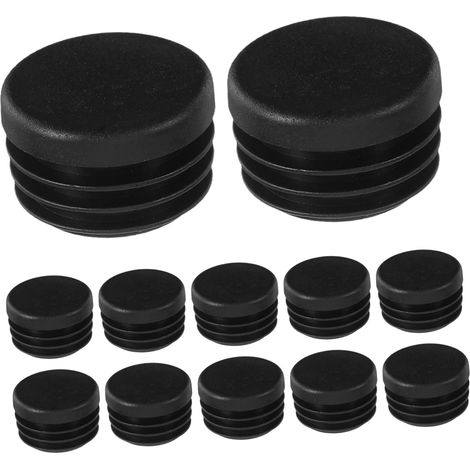 120 embouts ronds noirs en plastique tables chaises butoirs (1/5)