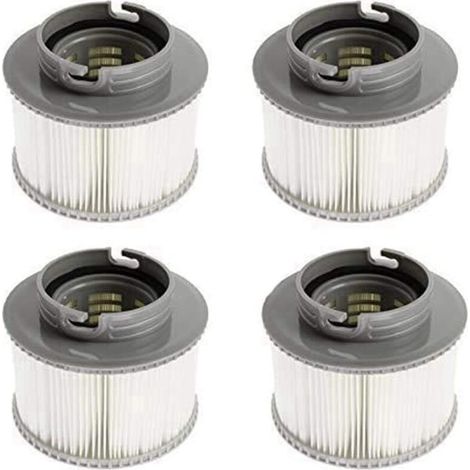 Cartouches filtrantes de rechange pour spa gonflable Bubble Spa – Lot de 4 pièces, version améliorée 2020, compatible tous modèles