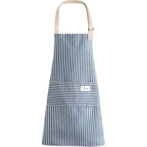 Chef's kitchen aprons, adjustable apron with pocket, kitchen apron, waterproof apron for cooking, baking, gardening (1/4)