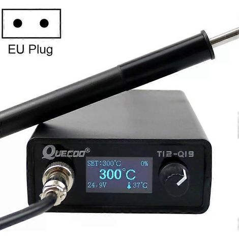Compatible avec la station de soudage QUECOO - écran 1,3 pouce, prise standard européenne, avec poignée (1/5)