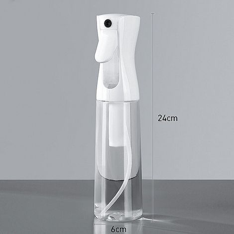 Haarsprayflasche, leerer Wasserzerstäuber, für sanftes Styling am Morgen, Haarstyling, Pflanzen, 300 ml, transparent (1/3)