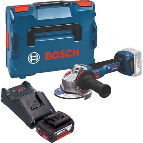 Bosch GWS 18V-11 Professional Meuleuse angulaire sans fil 18 V 125 mm Brushless + L-Boxx ( 06019N4102 ) - sans batterie, sans chargeur (1/5)