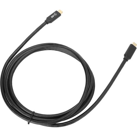 PVC-USB-C-auf-USB-C-Kabel mit Chip, 10 Gbit/s Hochgeschwindigkeits-Datenübertragung, 2 m (1/5)