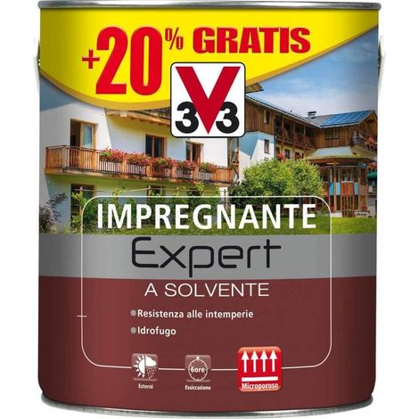 V33 Impregnante A Solvente Expert 2,5 Lt - Noce Scuro (1/3)