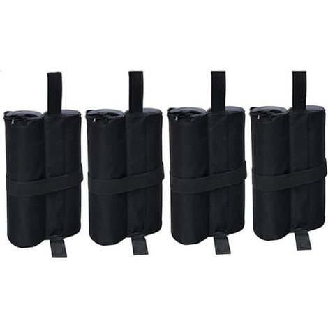 Sacs De Lestage - Lot De 4 Sacs Pour Tonnelle Jardin - Polyester Résistant Aux Intempéries - 32 X 11 X 42 Cm - 20 Kg Max Par Sac (1/4)
