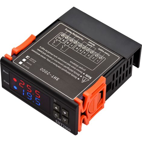Régulateur de température numérique SHT2000 thermostat intelligent réfrigérateur AC 110220V chauffage/refroidissement/humidification/déshumidification/correction température/correction humidité