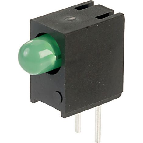 Kingbright LED bedrahtet Grün Rund 3 mm 20 mcd 90 ° 25 mA 2.2 V