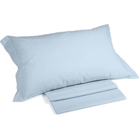 Parure de lit avec Housse de Couette 100% Coton – 2 Taies d’Oreiller 50x80 cm, Linge de Lit Confortable et Elégant - Housses de Couettes Pour 1 Personne ou 2 Personnes (1/5)
