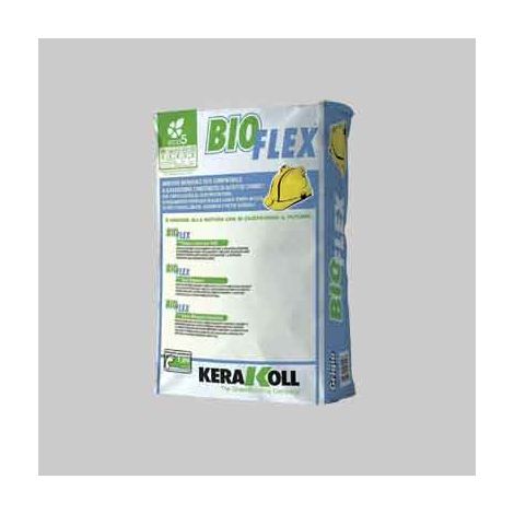 COLLA PER PIASTRELLE 'BIOFLEX' KERAKOLL 25 Kg - Grigio - 25 kg- KERAKOLL