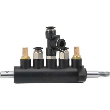 Enowelir Changeur de pneus, Machine de commande d'air, Valve à pédale, 5 voies en alliage d'aluminium, Distance de trou de 36mm, fournitures de remplacement (1/4)