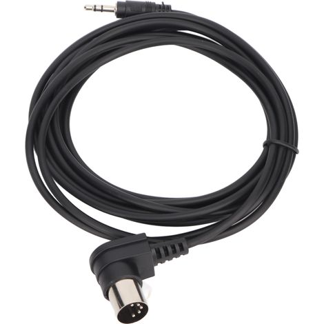 Câble adaptateur audio stable 3,5 mm vers mini DIN 5 broches à angle de 90° (3,0 m) (1/5)