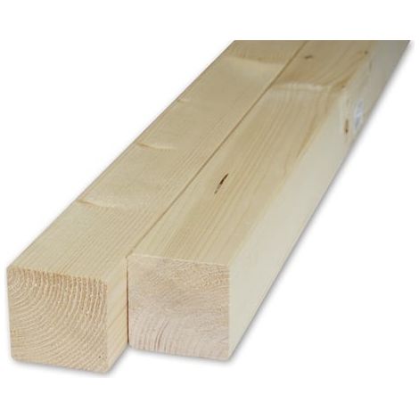 LISTELLO GREZZO IN ABETE 80 X 80 X 1000 MM