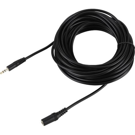 3,5-mm-Klinkenstecker auf Klinkenbuchse, 10 m langes AUX-Verlängerungskabel für Smartphones und Stereo-Kopfhörer (1/5)