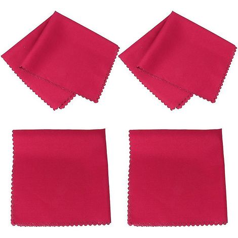 Porte-couverts en dentelle pour 5 pièces, en lin beige vintage, pochette à fourchettes (1/3)