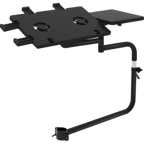 Support de Clavier, Hauteur Réglable, Refroidissement à Double Ventilateur, noir (1/2)