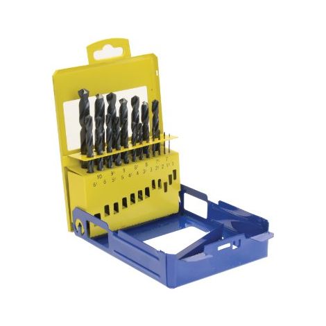 Irwin HSS DIN-338 Metallbohrer-Set, 19-teilig, 1,0 - 10,0 mm, alle 0,5 mm (1/4)