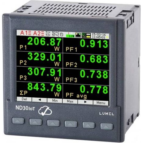Lumel ND30IoT 1121MSM0 Strumento di misura digitale da guida DIN