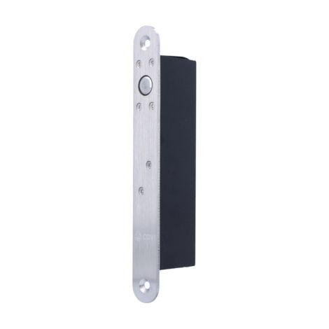 Serrure électrique à pêne piston 12/24 V DC – Signal porte verrouillée – Anti-sciage – Temporisation réglable – Pour portes intérieures – Cdvi (1/4)