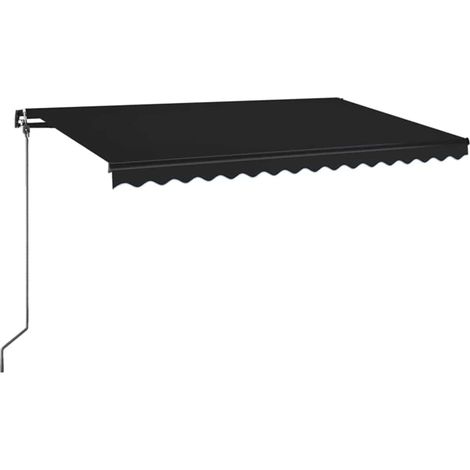 Maison Exclusive - Tenda da Sole Retrattile Manuale 450x350 cm Antracite (1/5)