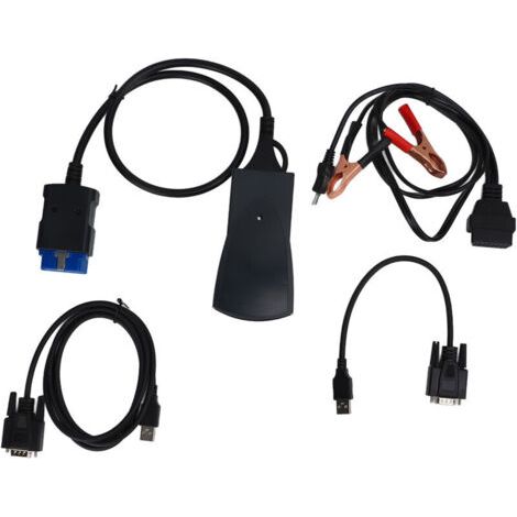 Jeffergarden Convient au logiciel Lexia3 PP2000 Diagbox pour remplacer la puce LED Plus de l'outil de diagnostic OBD2 à puce complète Citroën C1 C2 C3 C4 C6 C8