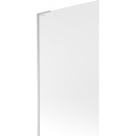 Mexen Next L Badewannenfaltwand 1-flügelig 100 x 150 cm, Mattglas, gebürstetes Nickel - 895-100-000-03-30-97