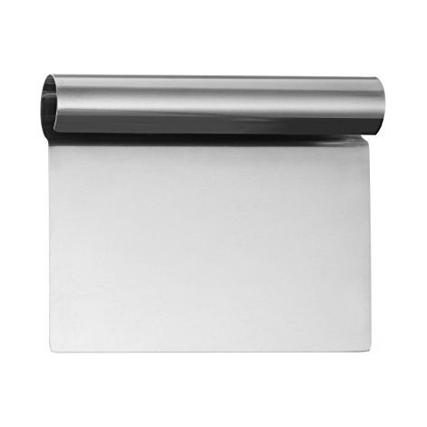 Coltello da panetteria in acciaio inox per porzionare l'impasto 150x110mm - Hendi 553404 (1/3)