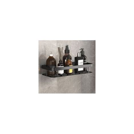 Étagère de Douche Murale sans Perçage, Rangement Adhésif Étanche pour Salle de Bain et Cuisine, Organisateur Pratique et Robuste (1/4)