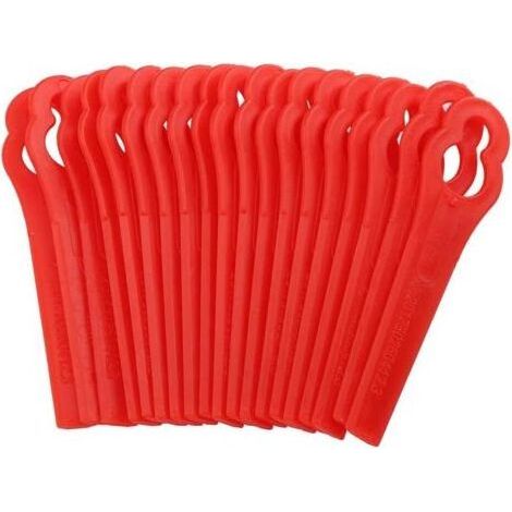 100 cuchillas de repuesto de plástico para cortasetos Florabest, compatibles con los modelos Frta 20 A1. (1/5)